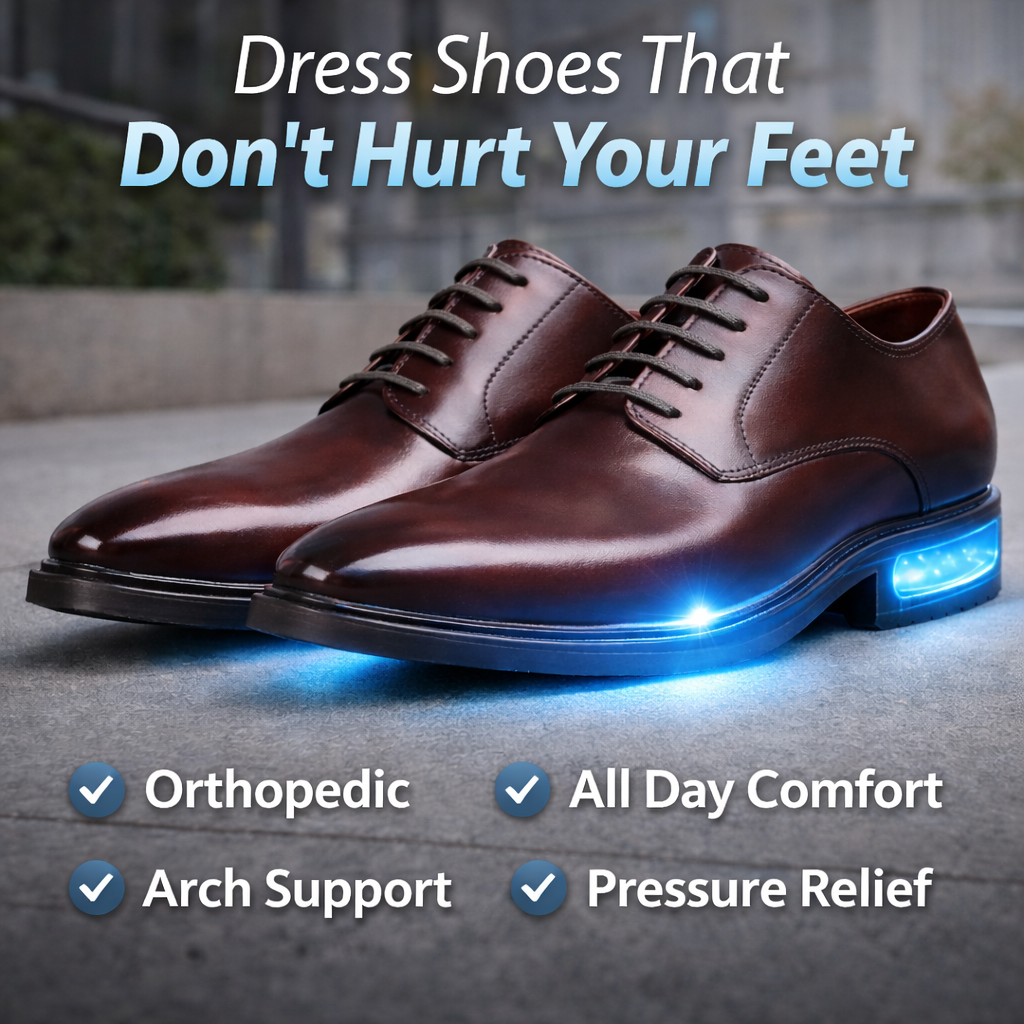 Ezra | Elegant Orthopedic Leather Oxford Dress Shoes