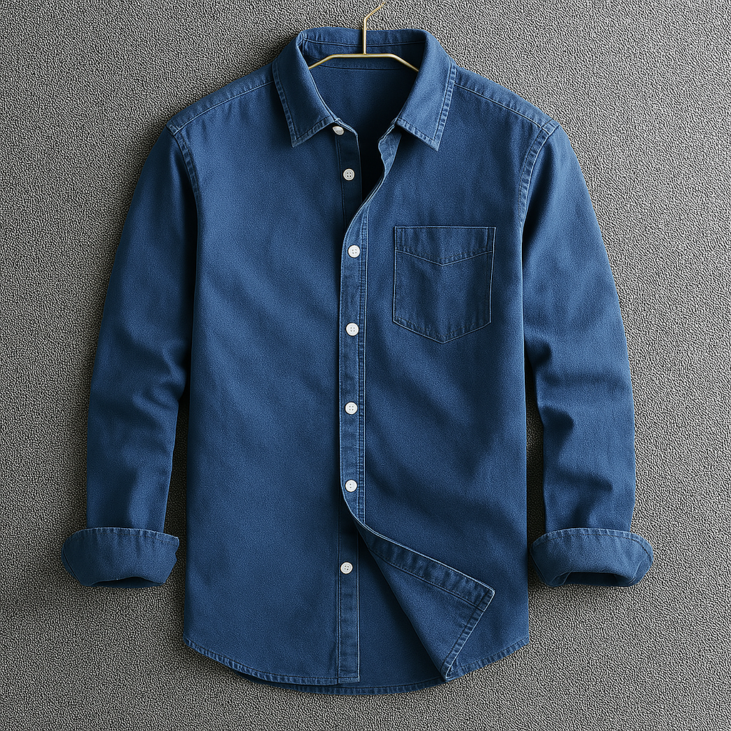 Beckham | Classic Oxford Button-Down Shirt With Turn-Down Collar