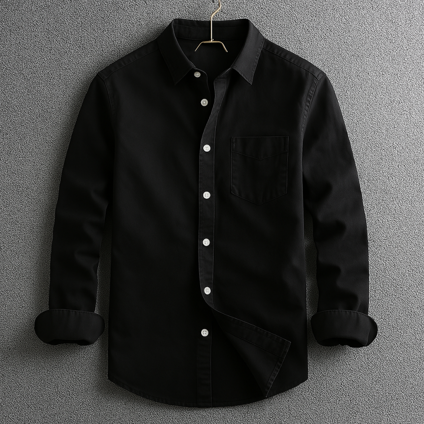 Beckham | Classic Oxford Button-Down Shirt With Turn-Down Collar