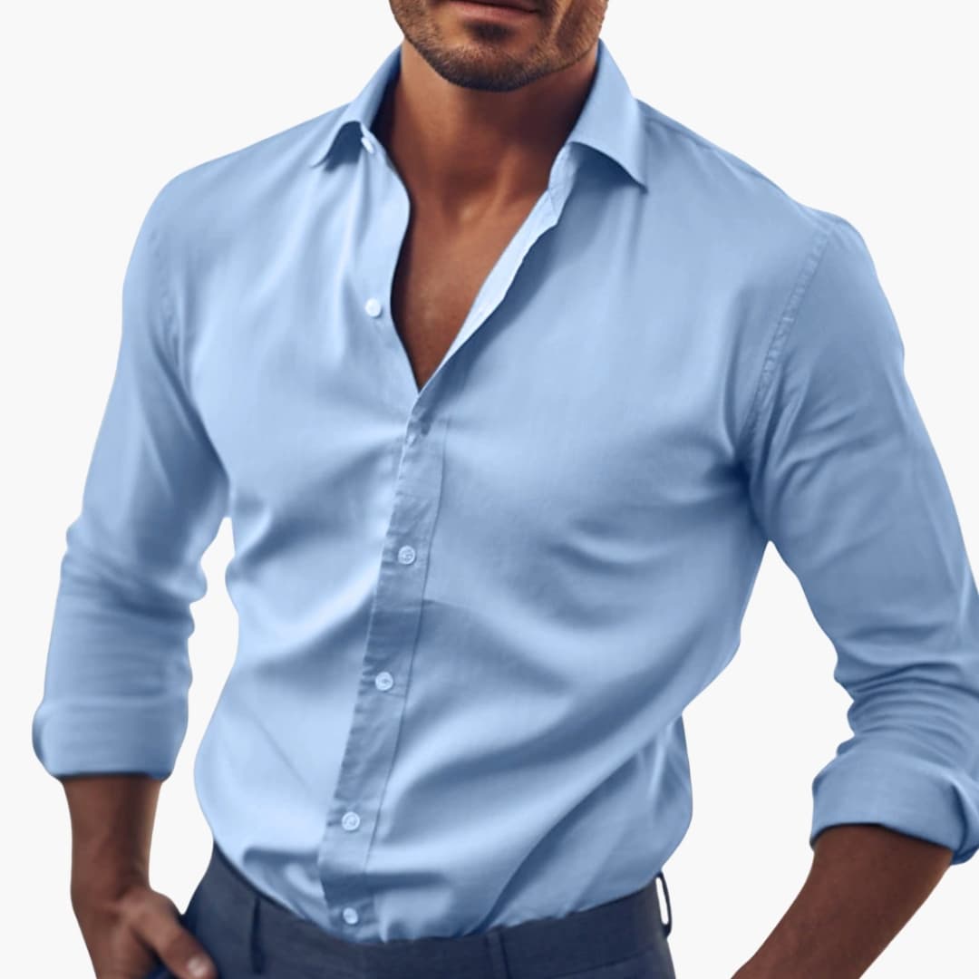 Vivienne | Stylish Classic Fit Button-Up Dress Shirt