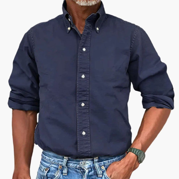 Benedict | Stylish Men's Washed Cotton Button Down Shirt