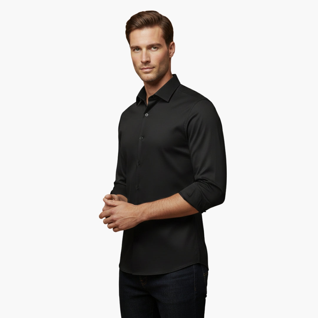 Nora | Sleek Men's Fitted Button Up Dress Shirt Long Sleeve