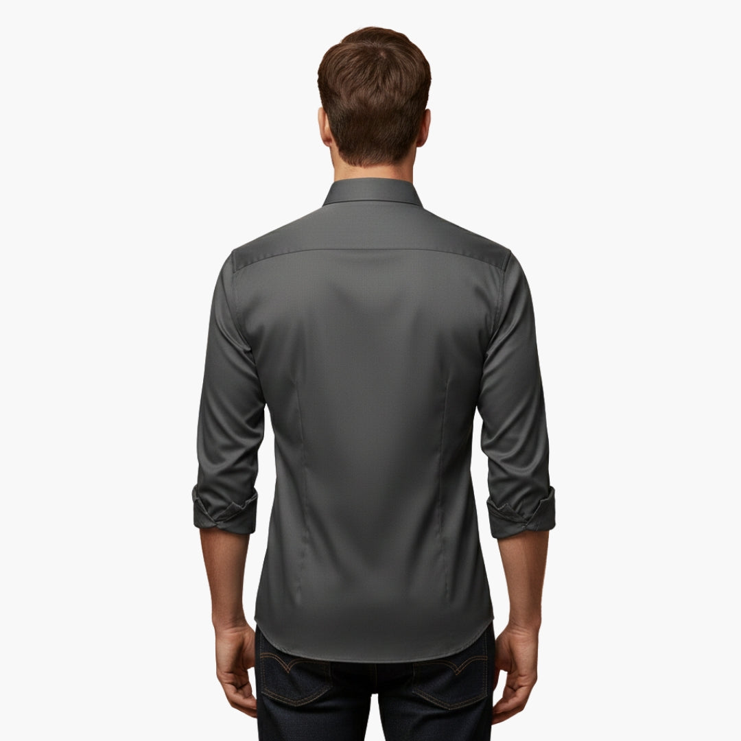 Nora | Sleek Men's Fitted Button Up Dress Shirt Long Sleeve