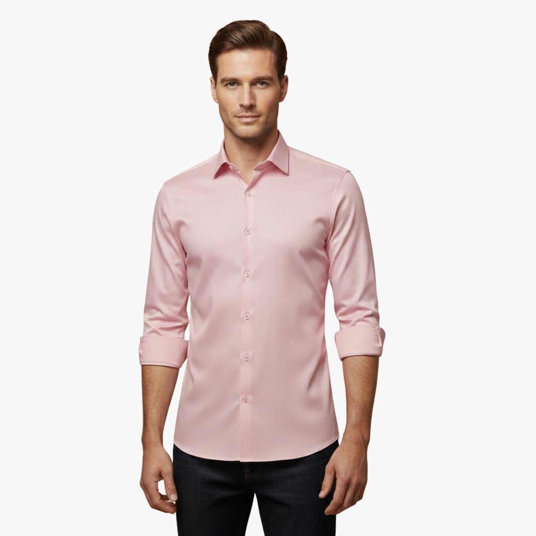 Nora | Sleek Men's Fitted Button Up Dress Shirt Long Sleeve
