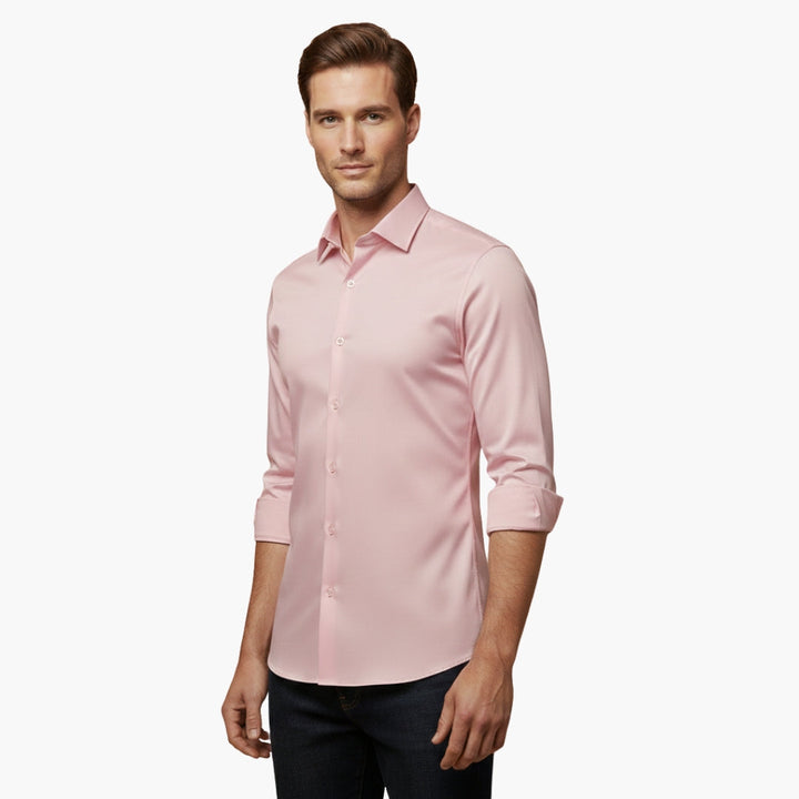 Nora | Sleek Men's Fitted Button Up Dress Shirt Long Sleeve
