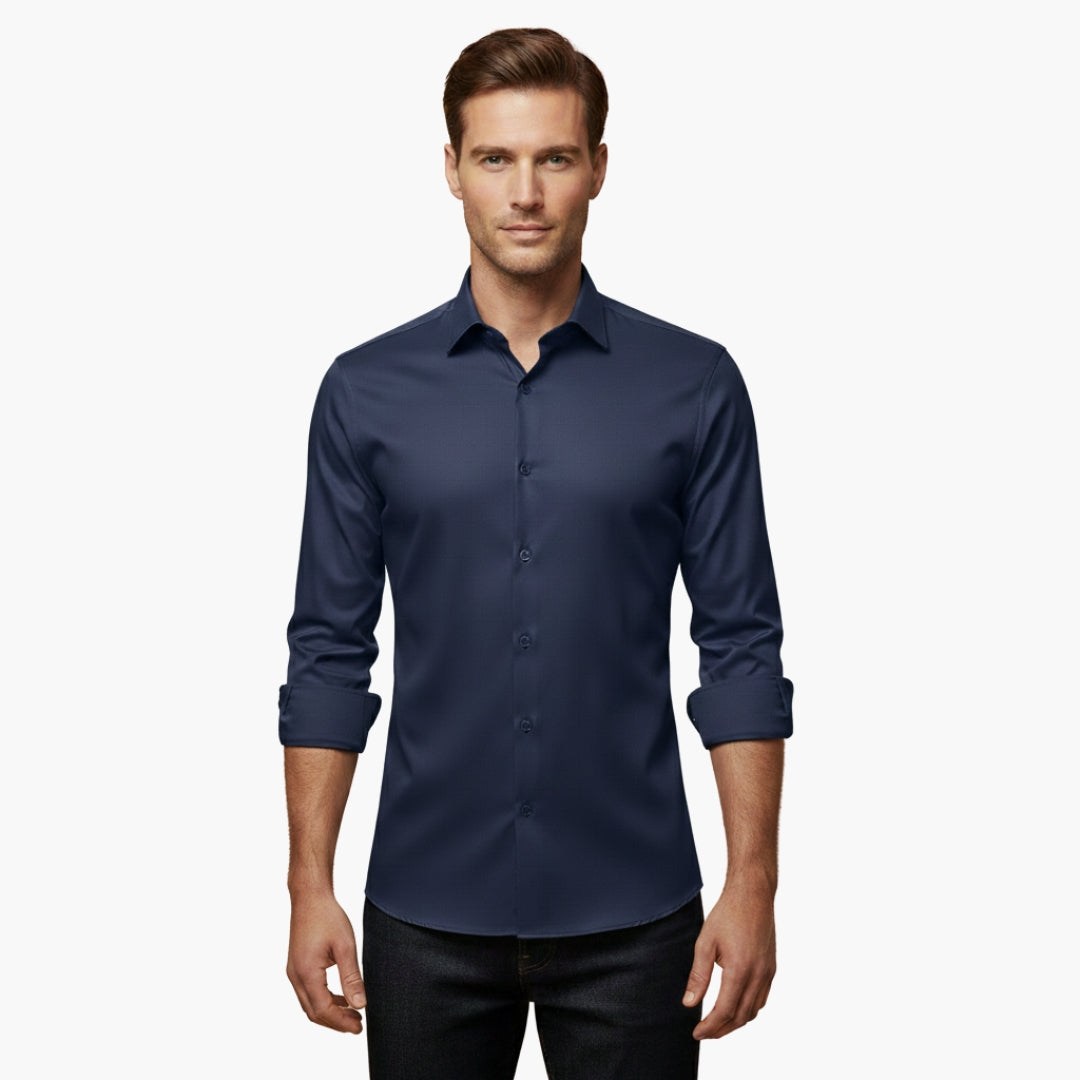 Nora | Sleek Men's Fitted Button Up Dress Shirt Long Sleeve