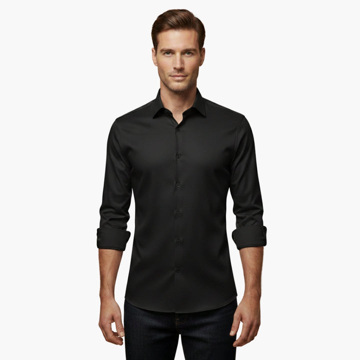 Nora | Sleek Men's Fitted Button Up Dress Shirt Long Sleeve