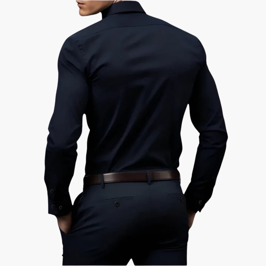Nora | Sleek Men's Fitted Button Up Dress Shirt Long Sleeve