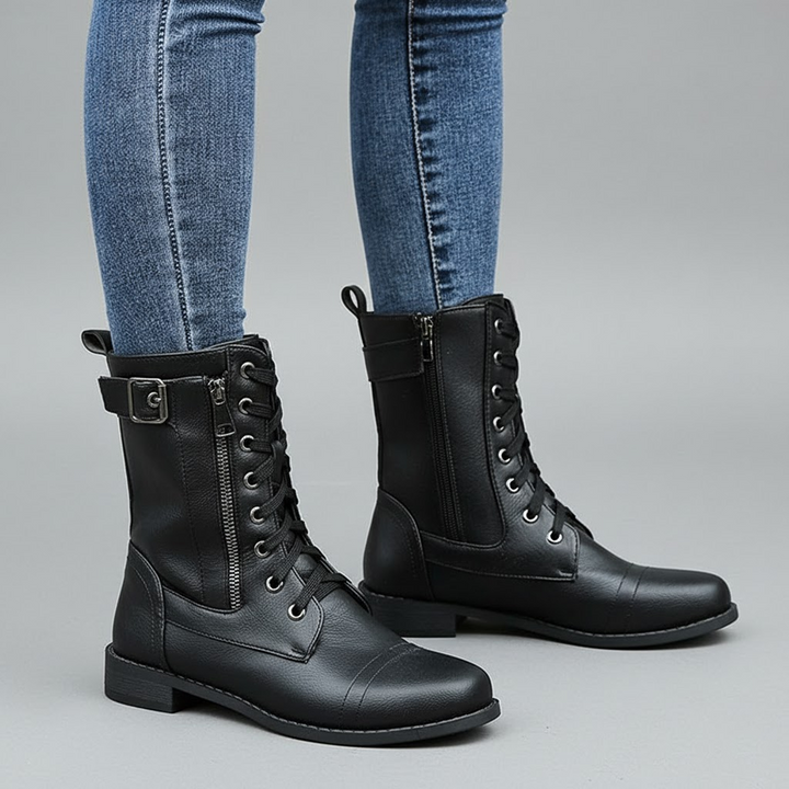 Bonnie | Women’s Orthopedic Ankle Boots with Side Zipper
