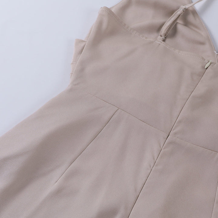 Maxine | Elegant V-Neck Wrap Maxi Dress With Thigh Slit