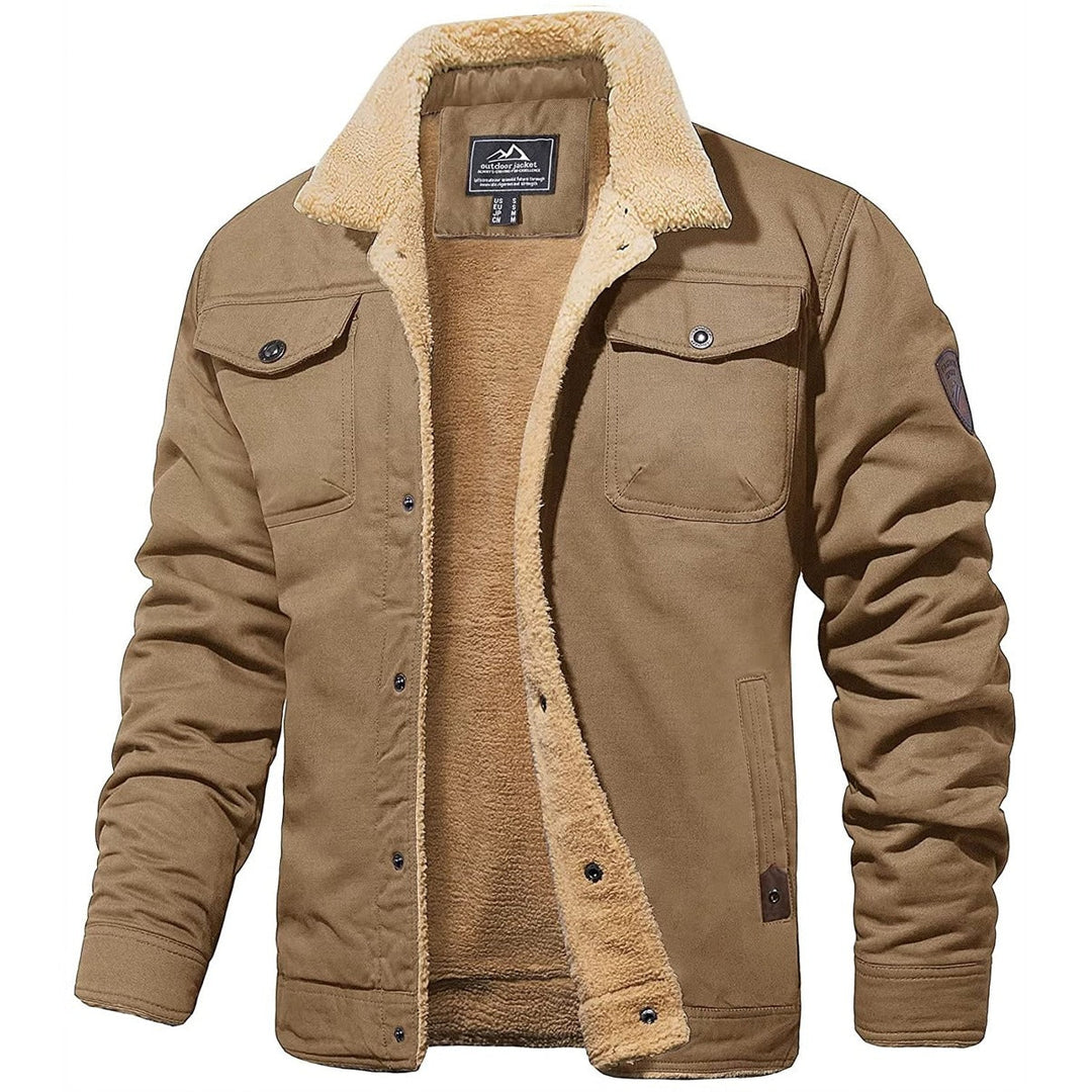 Evelyn | Stylish Sherpa Lined Bomber Jacket For Men