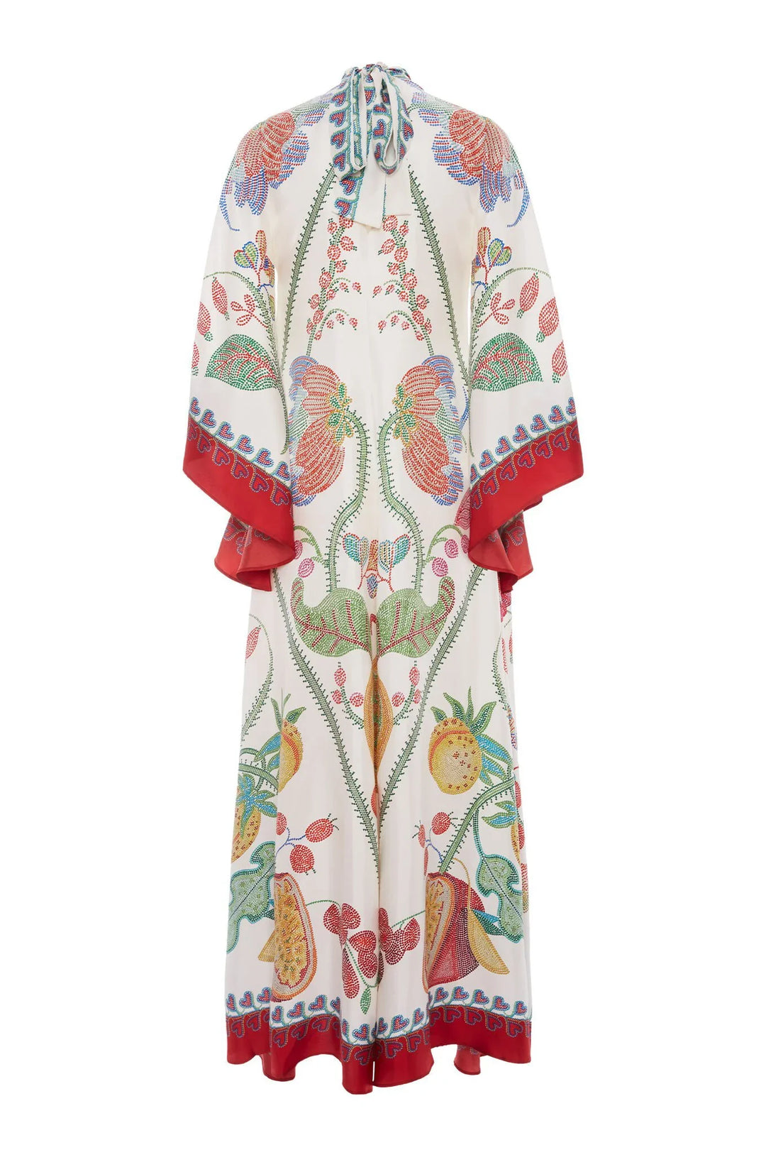 Penelope | Elegant High Neck Floral Print Maxi Dress