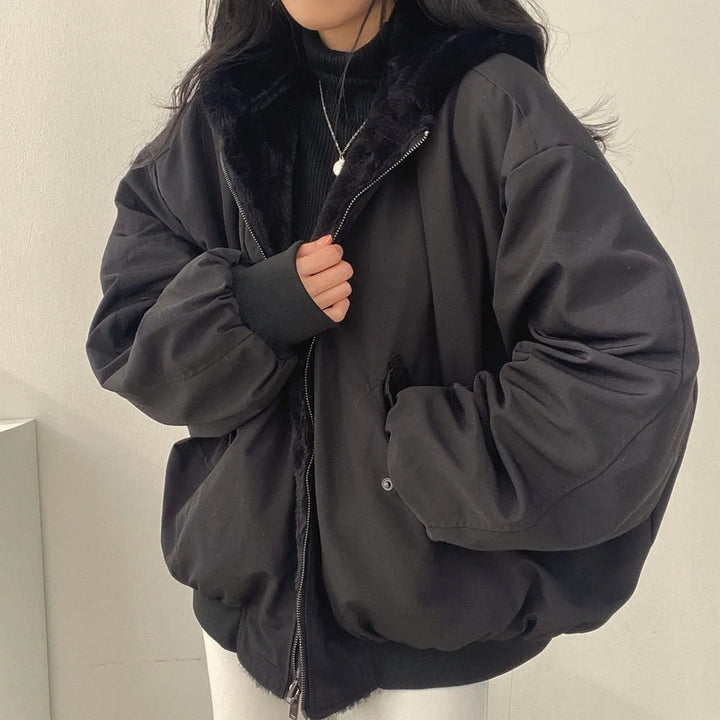 Evy | Chic Oversized Puffer Jacket With Fleece Lining