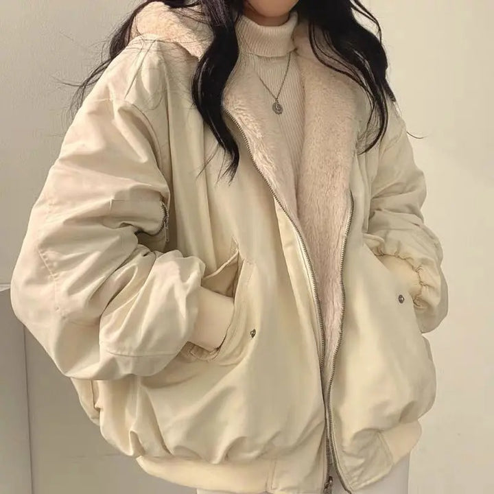 Evy | Chic Oversized Puffer Jacket With Fleece Lining