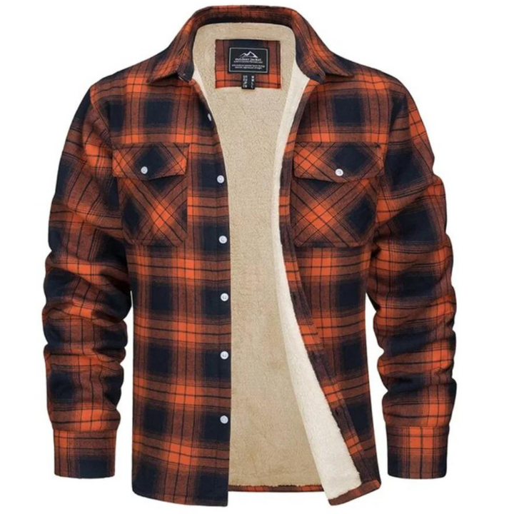 Timber | Stylish Fleece Lined Plaid Flannel Shirt Jacket