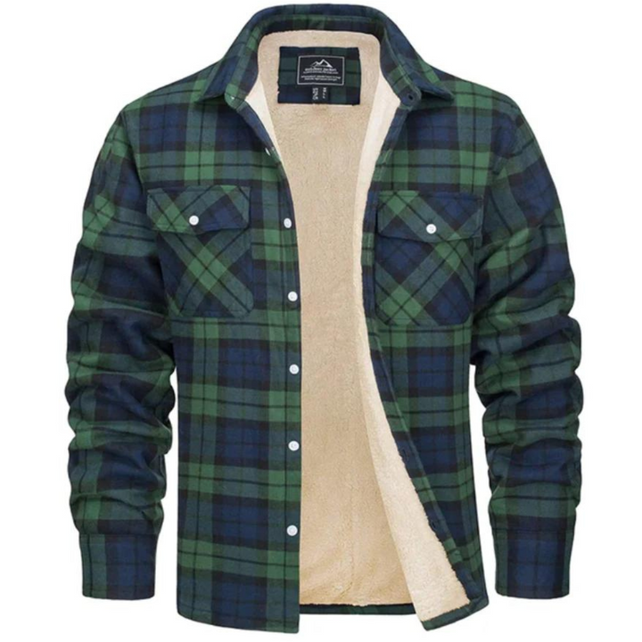 Timber | Stylish Fleece Lined Plaid Flannel Shirt Jacket