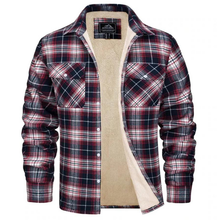 Timber | Stylish Fleece Lined Plaid Flannel Shirt Jacket