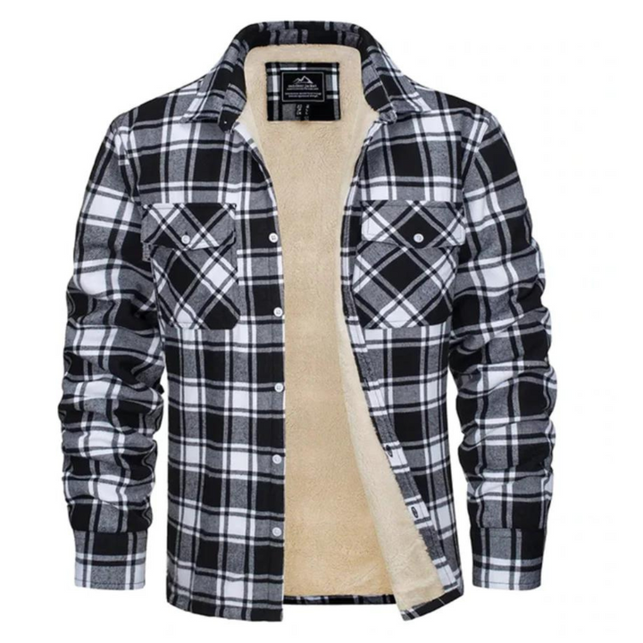 Timber | Stylish Fleece Lined Plaid Flannel Shirt Jacket
