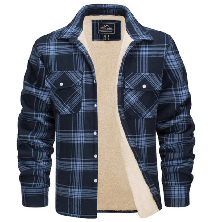 Timber | Stylish Fleece Lined Plaid Flannel Shirt Jacket