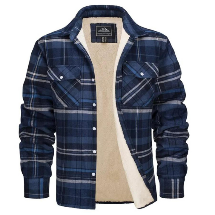 Timber | Stylish Fleece Lined Plaid Flannel Shirt Jacket