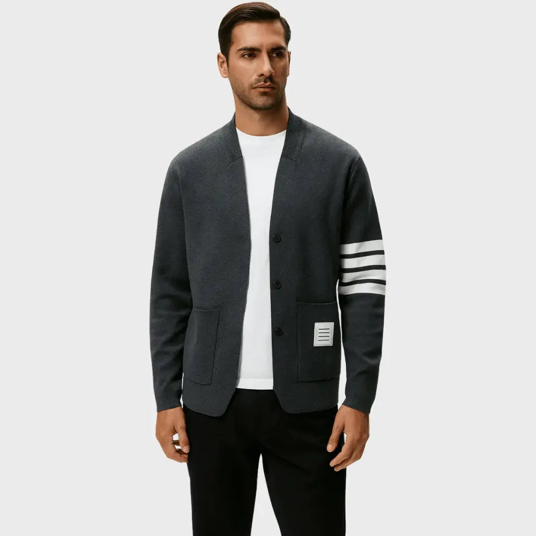 Serena | Elegant Premium Wool Button Cardigan Men
