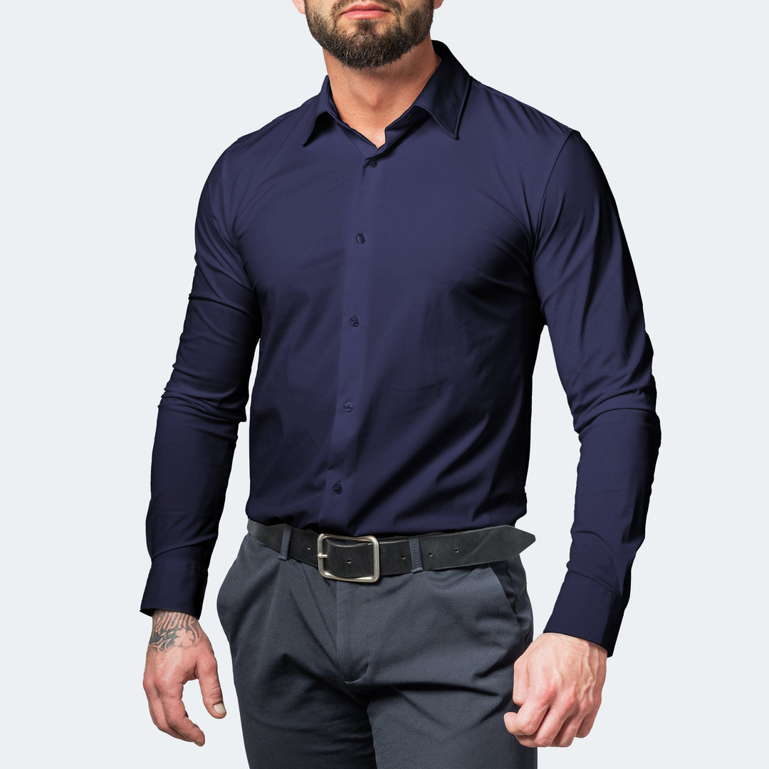 Marcus | Elegant Stretch Comfort Shirt - Wrinkle Free