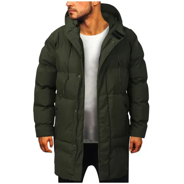 Florence | Stylish Long Hooded Puffer Coat Men's Winter Jacket