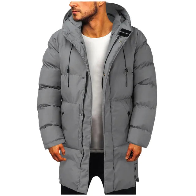 Florence | Stylish Long Hooded Puffer Coat Men's Winter Jacket
