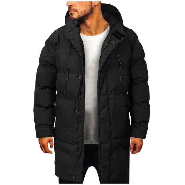 Florence | Stylish Long Hooded Puffer Coat Men's Winter Jacket