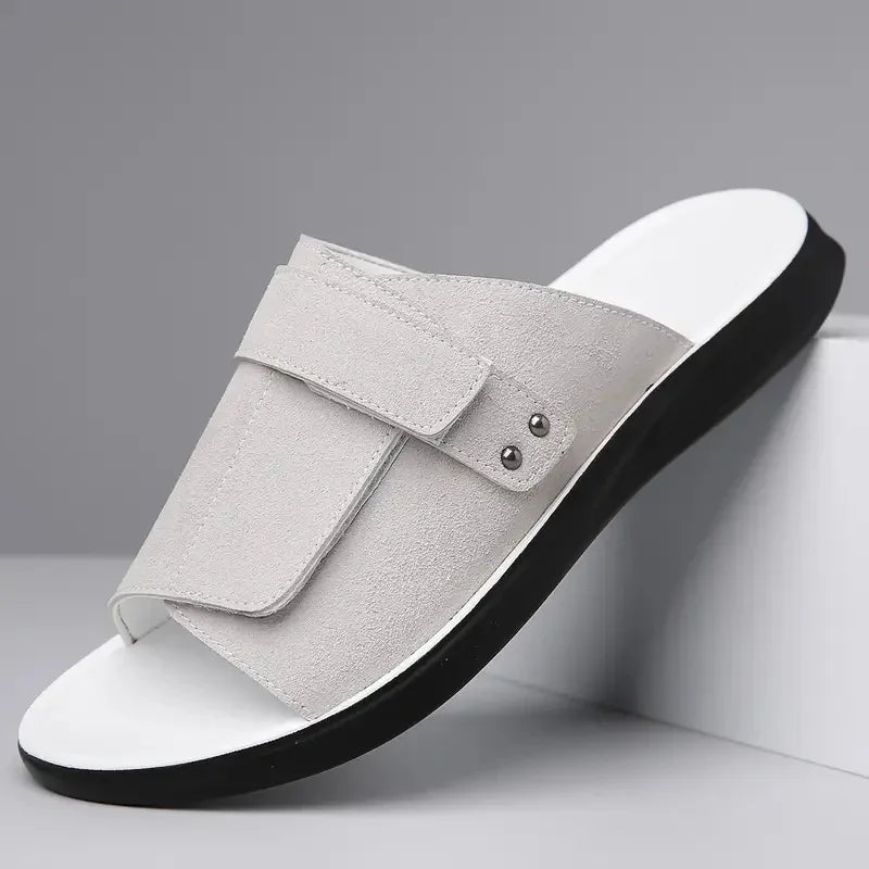 Eliana | Stylish Adjustable Strap Comfort Slides For Men
