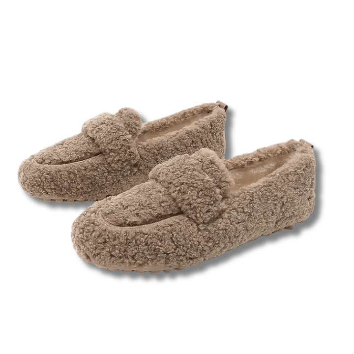 Tilda | Elegant Fuzzy Winter Slippers With Soft Lining