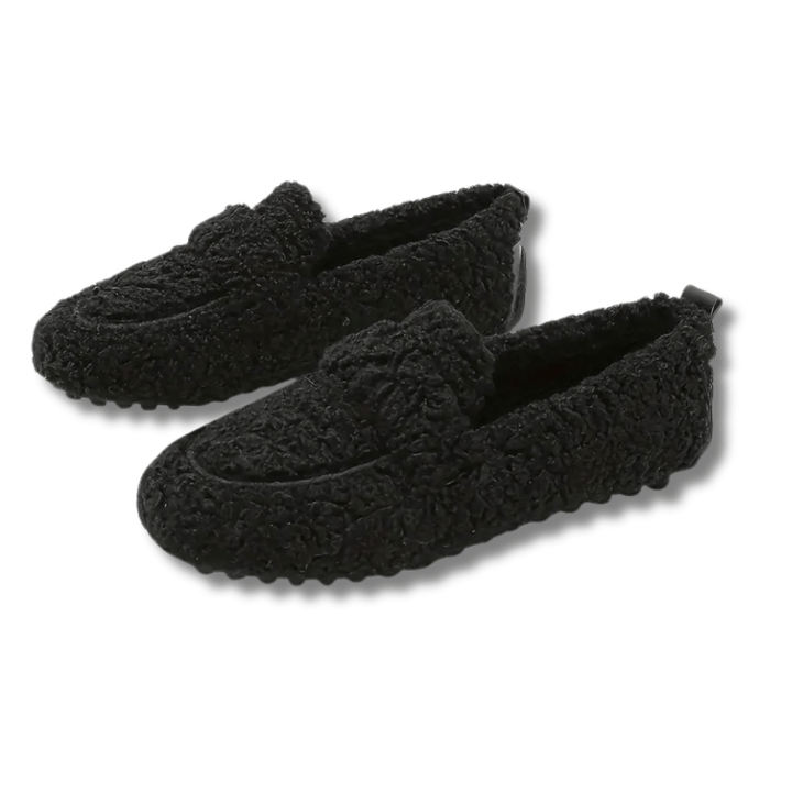 Tilda | Elegant Fuzzy Winter Slippers With Soft Lining