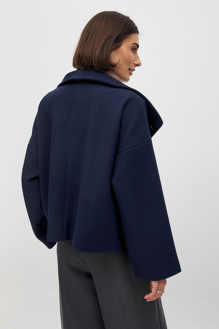 Penelope | Chic Oversized Double-Breasted Winter Coat With Wide Lapels