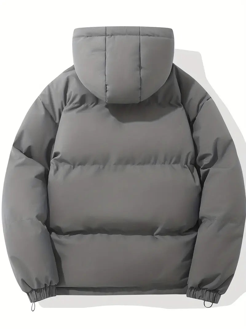 KIM | Stylish Hooded Down Puffer Jacket With Zip Front