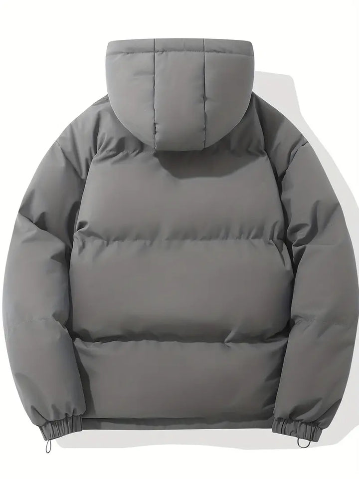 KIM | Stylish Hooded Down Puffer Jacket With Zip Front