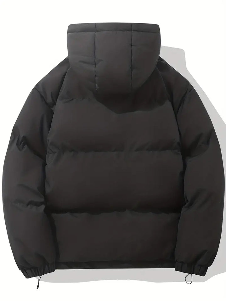 KIM | Stylish Hooded Down Puffer Jacket With Zip Front
