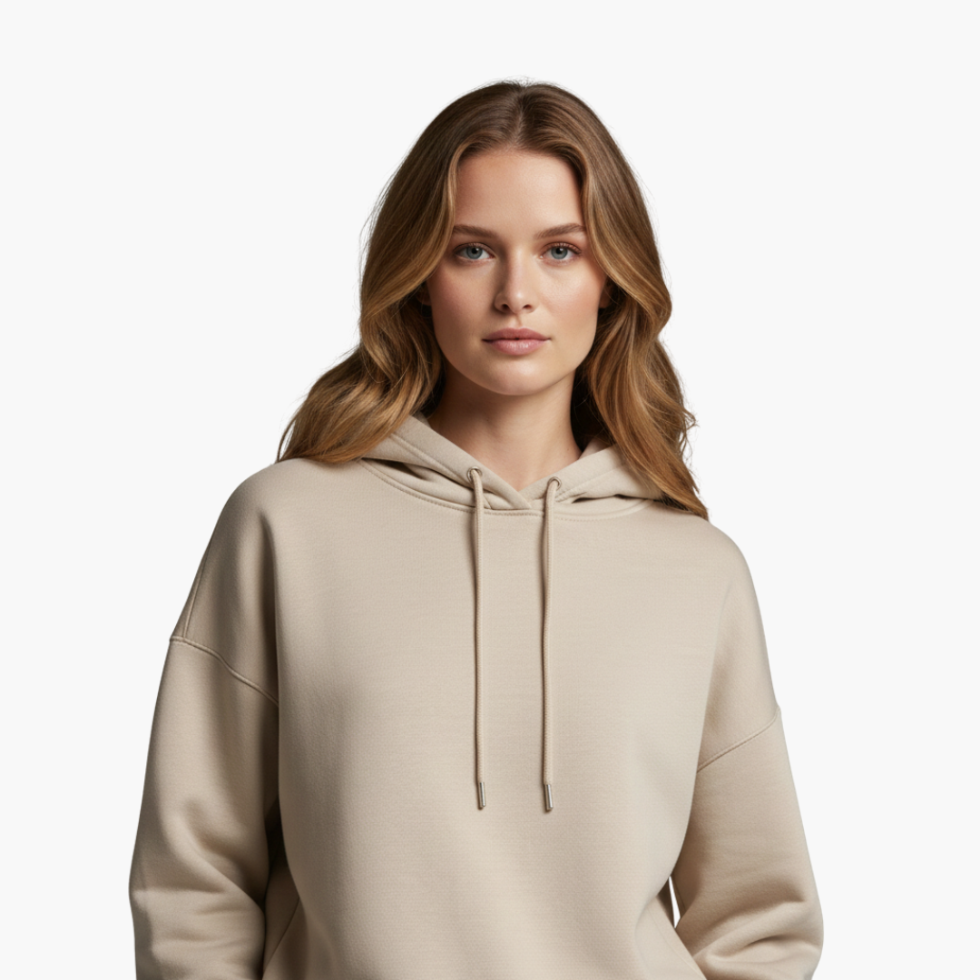 Phoebe | Stylish Two Piece Hooded Set With Wide Leg Pants