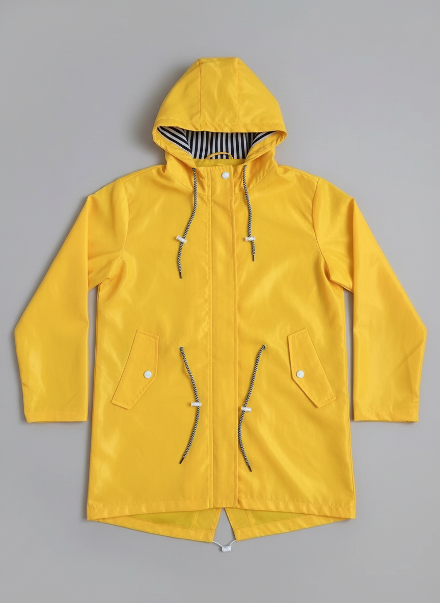 Genevieve | Stylish Hooded Waterproof Rain Coat Women