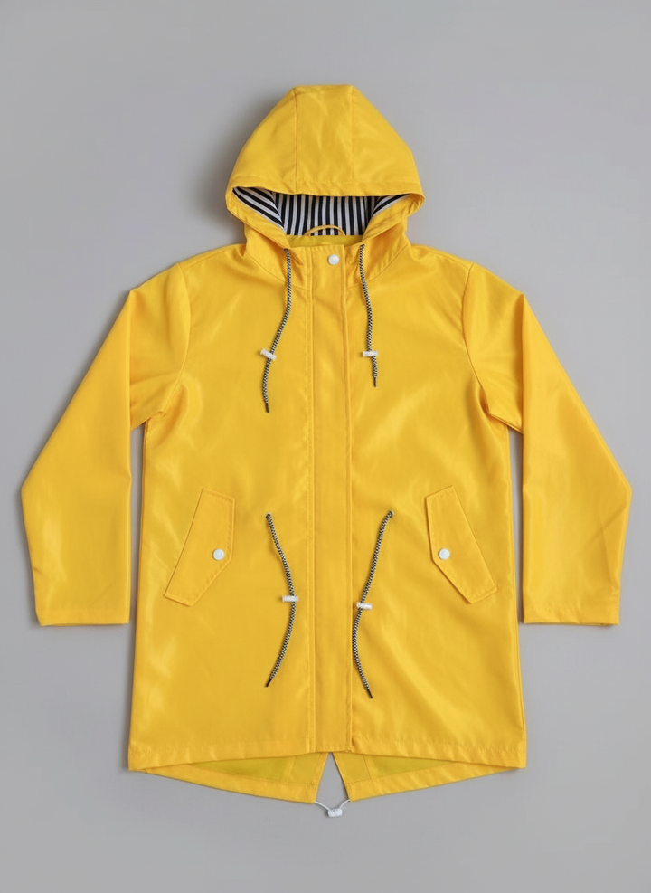 Genevieve | Stylish Hooded Waterproof Rain Coat Women