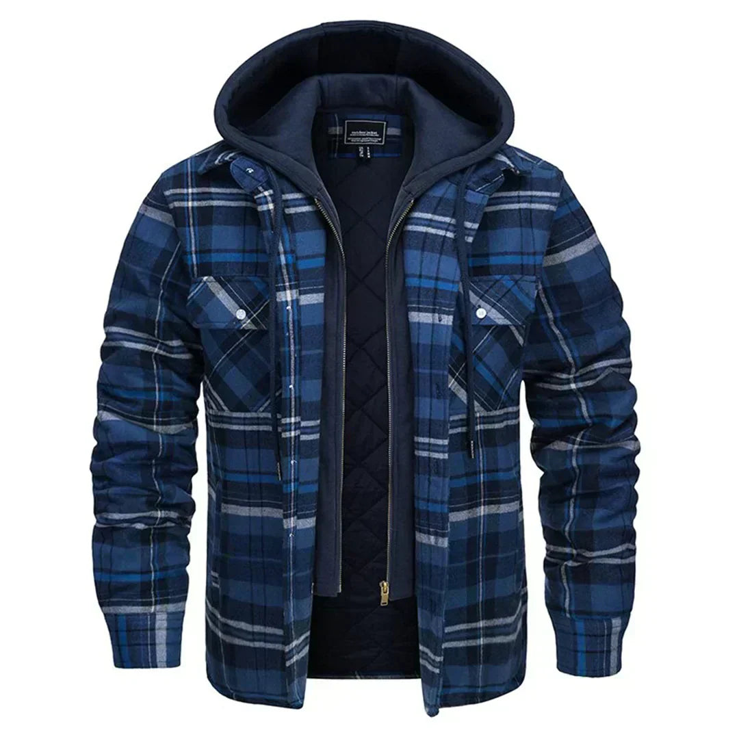 Joel | Checked Hooded Jacket