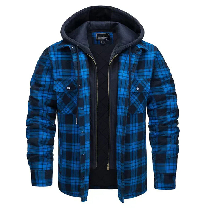 Joel | Checked Hooded Jacket