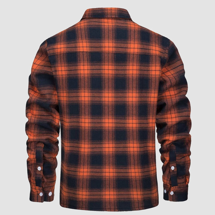 Diana | Stylish Sherpa-Lined Flannel Shirt Jacket With Button-Up