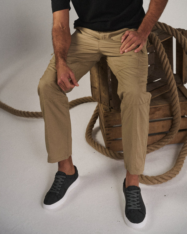 Freya | Stylish Organic Cotton Cargo Pants With Elastic Waist