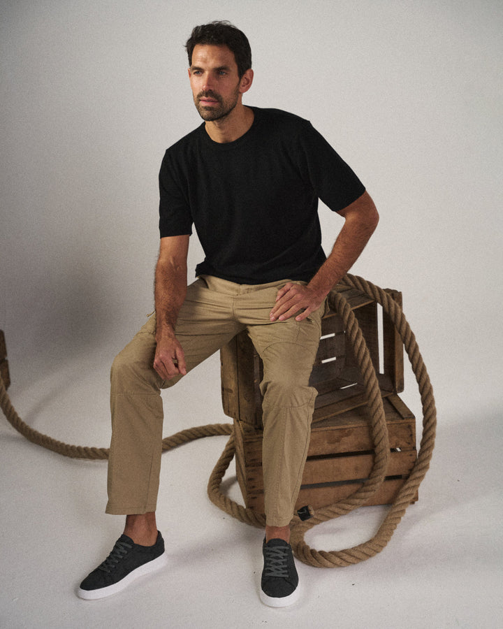 Freya | Stylish Organic Cotton Cargo Pants With Elastic Waist
