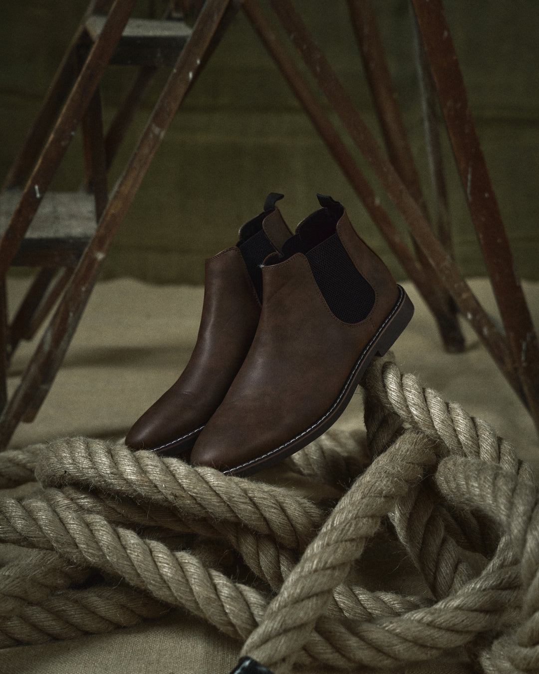 Rosalind | Stylish Premium Leather Chelsea Boots With Elastic Panels