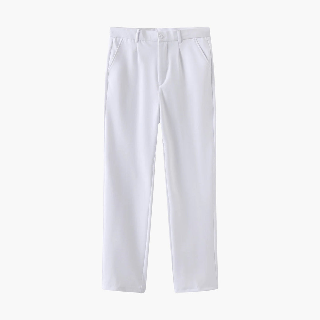 Rosalynn | Elegant Stretch Dress Pants Men - Black Formal