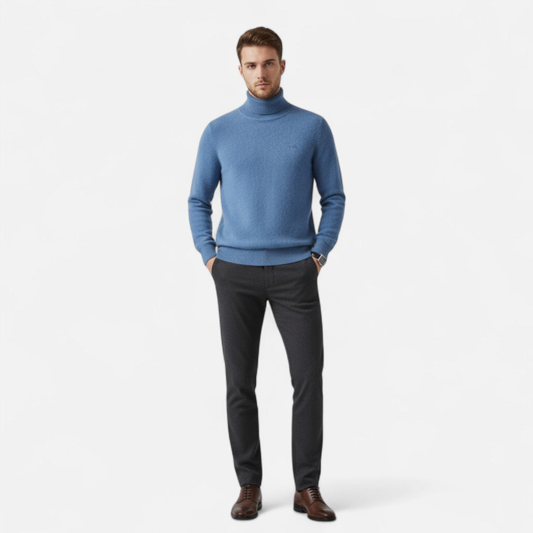 Rosie | Elegant Men's Cashmere Turtleneck Sweater