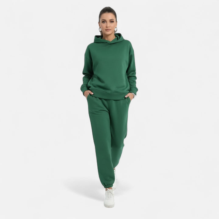 Nina | Chic Hooded Loungewear Set Two Piece Matching Tracksuit