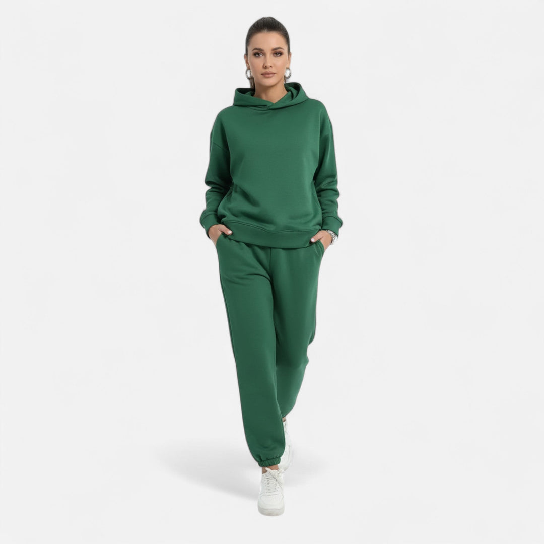 Nina | Chic Hooded Loungewear Set Two Piece Matching Tracksuit