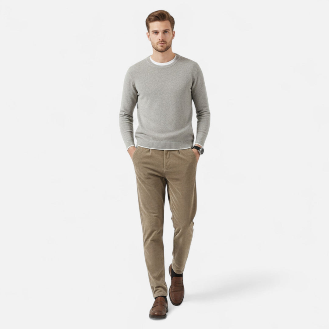 Tilly | Stylish Classic Fit Corduroy Pants For Men